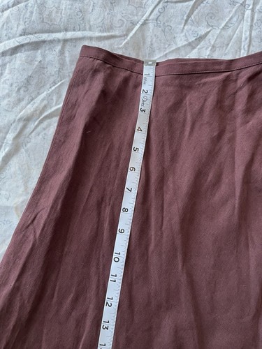 jones new york collection Maxi skirt Size 8 Eggplant Color Flared - Picture 5 of 11