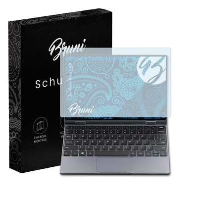 Bruni 2x Folie für Chuwi MiniBook X Schutzfolie Displayschutzfolie