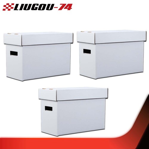3Pack Comic Books Storage Boxes Short Holds 150175 Stackable Durable