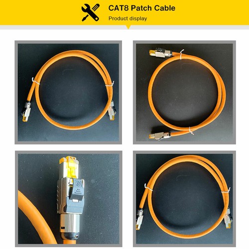 ZoeRax Cat8 Ethernet Patch Cable S/FTP 22AWG Double Shielded Solid Cable 1-25m - 第 6/7 張圖片
