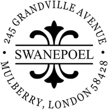 Custom Address Embosser - Personalize with Name - Hand-Held Embossing Stamp