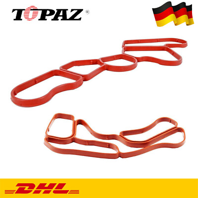 2x Dichtung Ölkühler für MERCEDES-BENZ C-CLASS W203 W204 S204 CLK C209 W221 S212