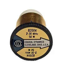 Coaxial Dynamics 82004 Element 0 to 50 watts for 2-30 MHz - Bird Compatible
