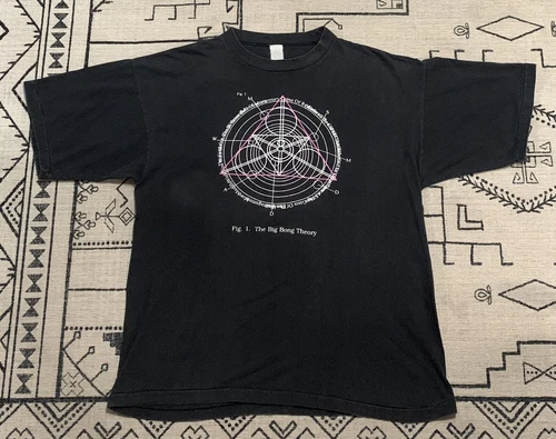 Pink Floyd Big Bong Theory Shirt OSFA Large Div 1990s vintage concert t-shirt, vintage, size L, single stitch, B+ condition