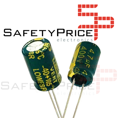 CONDENSADOR ELECTROLITICO 4.7uF 400v LOW ESR 8x12mm | eBay