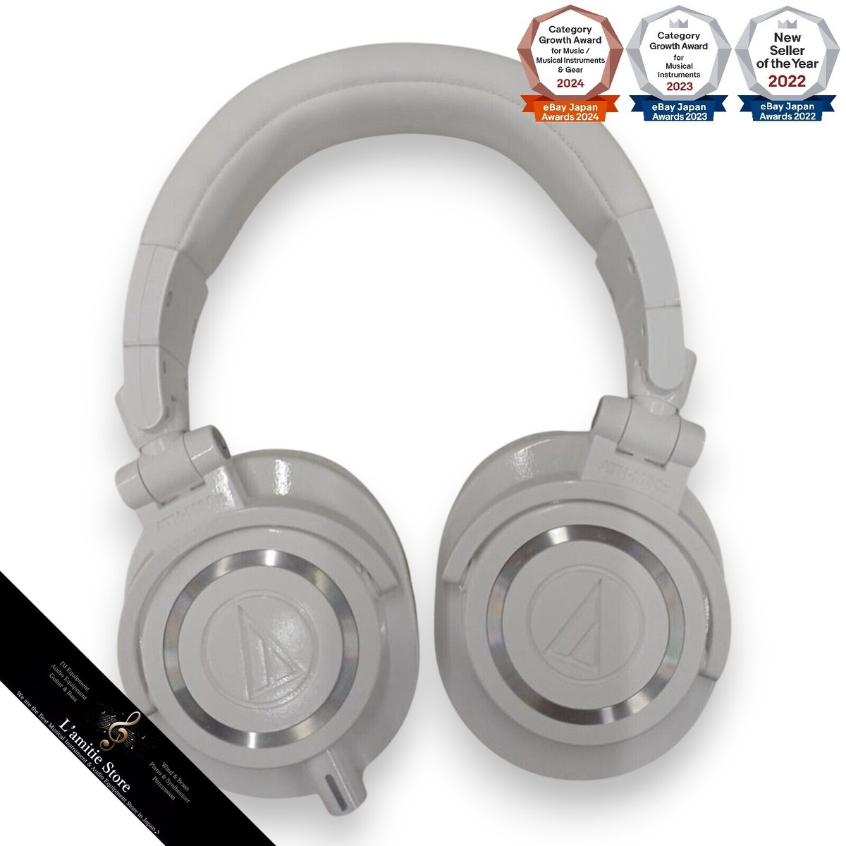 audio-technica ATH-M50x White 小汚れアリ audio-technica ATH-M50x White 小汚れアリ