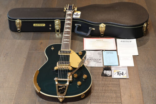 MINTY! Gretsch G6128T-57VS 1957 Duo Jet Reissue Cadillac Green + COA OHSC