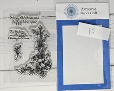 ANTHONY'S PAPER CRAFT - XM1803 CHRISTMAS MANTLE STAMP 1