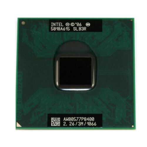 Intel Core 2 Duo P8400 SLB3R 2.26 GHz 3MB 1066GHz Dual-Core CPU Processor - Picture 1 of 2