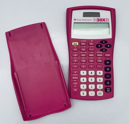 Texas Instruments T1-30X IIS Scientific Calculator Pink 10 Digit Solar ...
