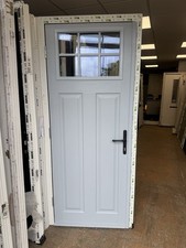 Brand New Outward Opening Front Door - Pastel Blue 900 X 2060 Mm