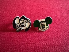 1970's, Walt Disney, 4 Plastic Ring Set  Scarce / Vintage Mickey Mouse