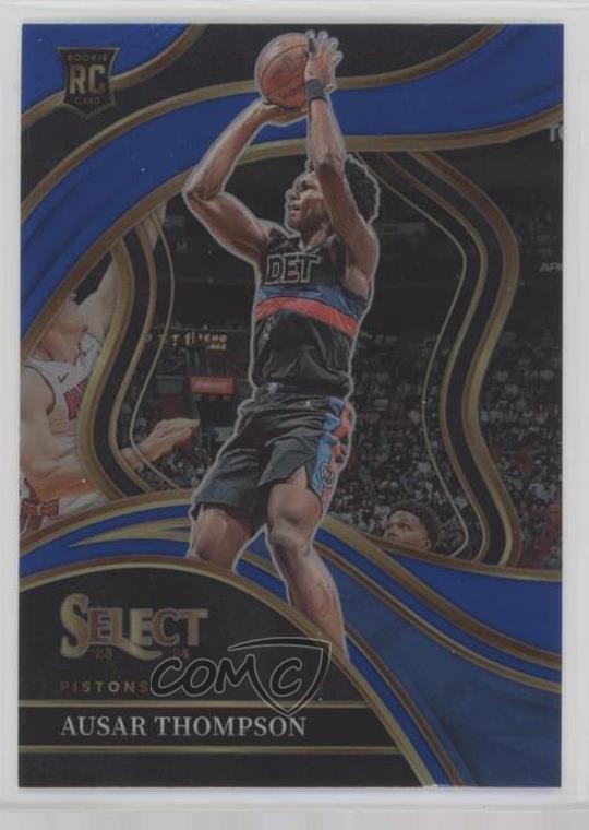 2023-24 Panini Select Courtside Blue Prizm Ausar Thompson #284 Rookie RC 11qd