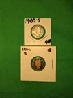 1900-S and 1906-S Barber Dimes Lot of 2 90% Silver 10c