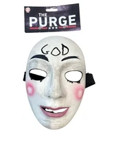 Trick Or Treat Studios: The Purge Anarchy God Adult Injection Mask, NWT