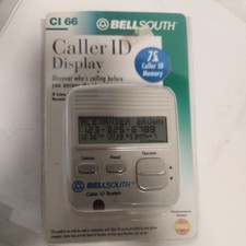 BellSouth Caller ID System CI 66 Name Number 75 Memory Landline Vintage new