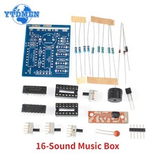 16-Tone Music Box DIY Kit - 4.5-5V Electronic Module for Arduino/Soldering