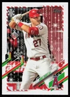 2021 Topps Holiday Mike Trout #HW27 BASEBALL CARD Los Angeles Angels