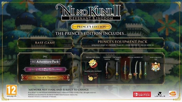 Ni No Kuni II (2) Revenant Kingdom Prince's Edition Juego para Nintendo Switch