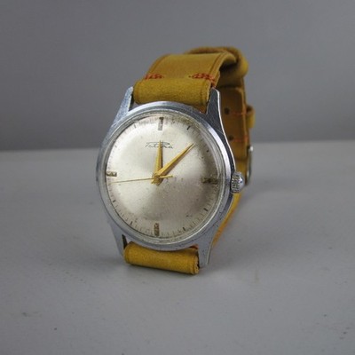 Raketa 2609 VINTAGE Soviet WRIST Watch Rocket 16j ussr Leather Strap