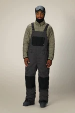 686 Hot Lap Insulated Bib Pant - Men's - Medium / Charcoal Colorblock