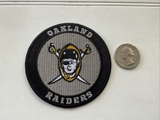 Oakland - Las Vegas Raiders  Iron on Embroidered  Patch 3” X  3”