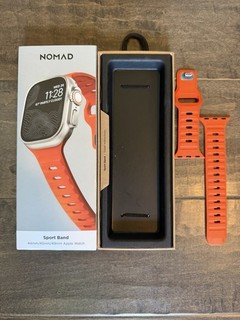 Nomad Apple Watch Ultra band In orange