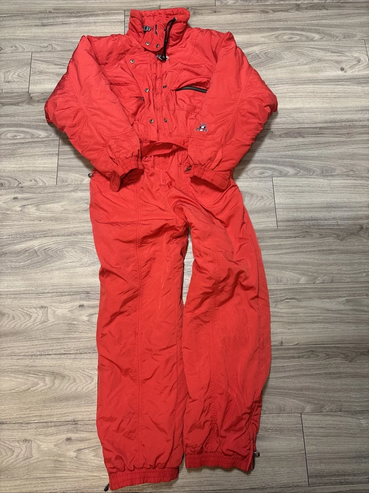 Traje de esquí Fila Ski Team Italia | Vintage Retro Invierno Ropa deportiva Traje de nieve Rojo 12 Foto 2 de 4