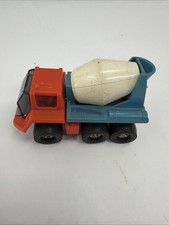 Tonka USA Cement Mixer Plastic Red Blue 3"