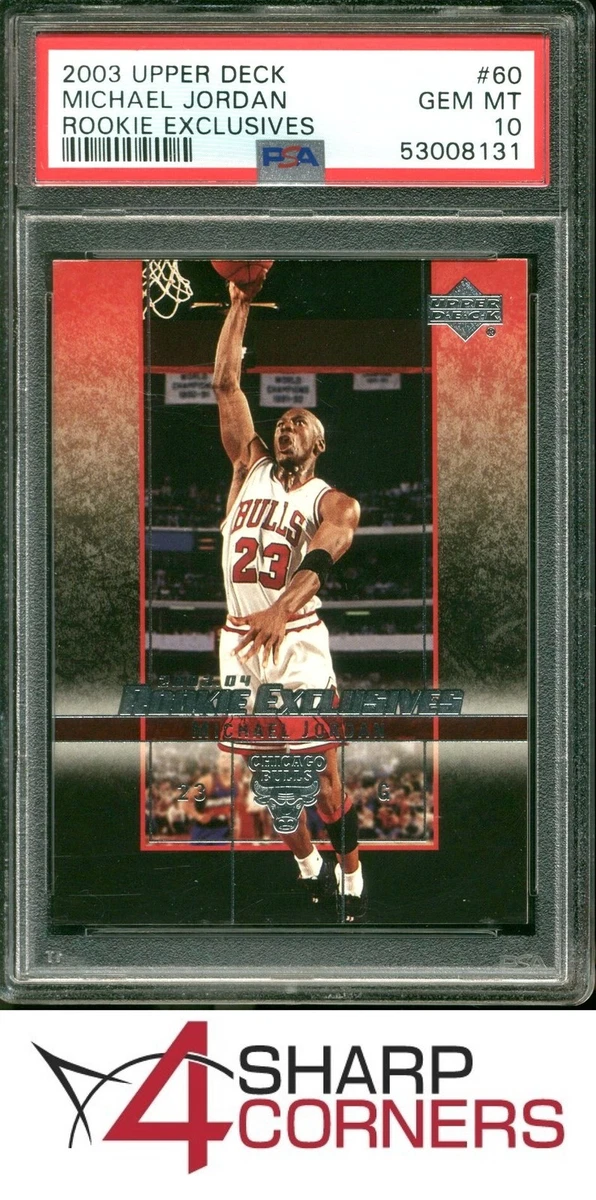 2003 ud マイケルジョーダン PSA10 2003-04 Upper Deck Rookie Exclusives - Michael Jordan #60 for sale
