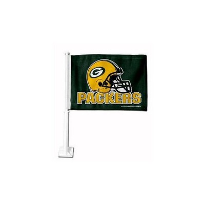 NFL Green Bay Packers Car Flag, Double Sided, UV Fade Resistant