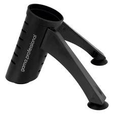 Black Hair Dryer Stand Space Saving Holder For Salon And Home Countertops