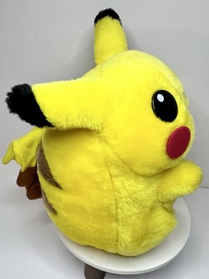 Vtg Nintendo Play By Play Pokemon Plush Chubby Fat Plump Pikachu 1999