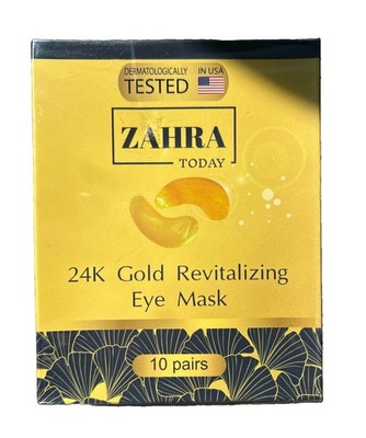 24kGold and Collagen Under Eye Patches - 10 Pairs with 24K Gold Infusion