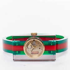 GUCCI 2018 Plexi Web green red  143.5 skeleto...
