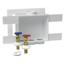 Oatey Quadtro Washing Machine Outlet Box with Copper Sweat Connection
