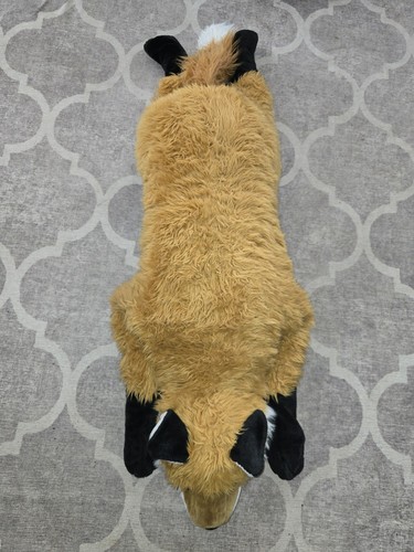 Jumbo 48" PLOW AND HEARTH Red Fox Realistic Plush Toy Animal Body Pillow Floppy - Picture 5 of 8