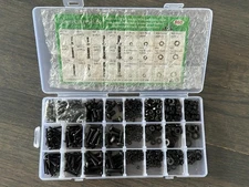 860PCS Metric Screw Assortment Kit M2 M3 M4 M5 Machine Screws with Lock & Flat