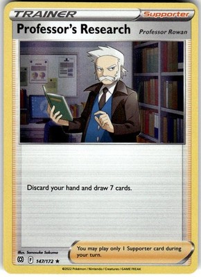 Professor's Research Holo 147/172 - Brilliant Stars NM