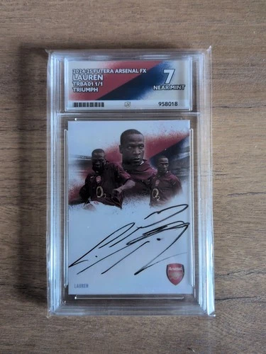 2024-25 Futera Arsenal Fx Lauren 1/1 Triumph On Card Autograph Ace 7