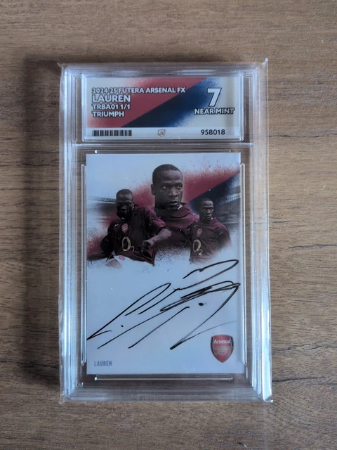 2024-25 Futera Arsenal Fx Lauren 1/1 Triumph On Card Autograph Ace 7