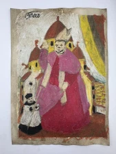 Fernando Botero COA Art Painting Original Drawing Vintage Paper Signed