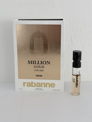Paco Rabanne 1 Million Gold For Her (0.05 Oz / 1.5 ML) Parfum Sample Spray *2025