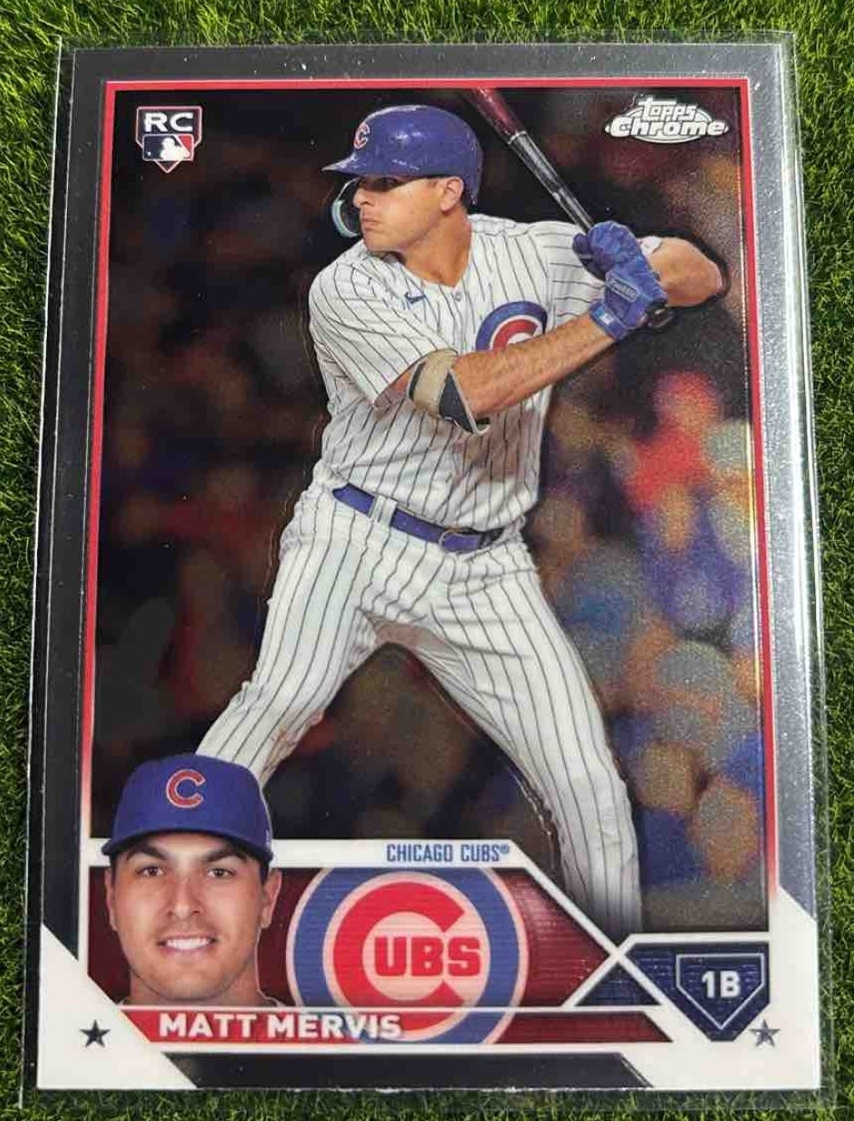 2023 Topps Chrome Update Matt Mervis #USC112 RC Cubs