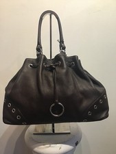 FURLA NEW BROWN LEATHER HANDBAG/UNWORN WITH TAGS