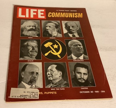 Life Magazine Oct 20 1961 Communism Retro Ads Chef Boy-Ar-Dee VW Corvair Schmitz