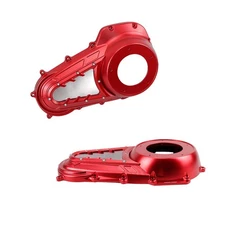 Aluminum Red Primary Outer Cover for Harley 2017+ Touring Ultra Limited FLTRX