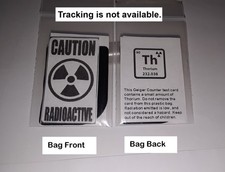 1Pc Ultra Safe Geiger Counter Check Test Source Sample Card