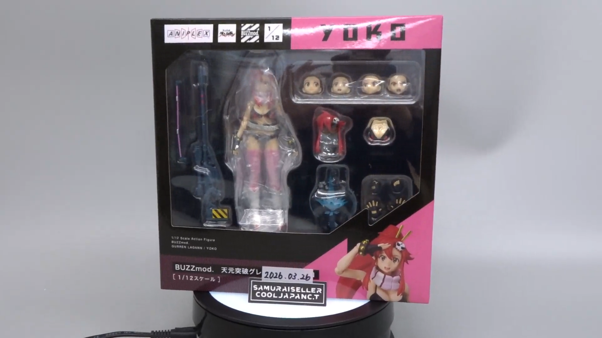 ANIPLEX BUZZmod. Gurren Lagann Yoko Littner 1/12 Action Figure