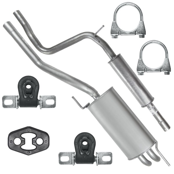 SchalldäMpferset Auspuffanlage Auspuff FüR Seat Inca 95-03 1.7 SDI 1.9 SDI-image